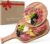 New – Set of Pickleball Paddle & Ball Charcuterie Board Set – Acacia Wood Cheese & Cutting Board (16.9” x 8.1”) Pickleball Gifts for Men/Women, Pickle Ball Plates, Pickle Ball Accessories