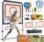 Portable Pickleball Net – Regulation Size Outdoor & Indoor Paddle Game Set with Ball Catch Net & Removable Target – Heavy Duty Steel Frame, Carry Bag – Family Fun for Backyard, Park, Beach