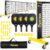 Pickleball Net Set, Pickleball Net on Wheels for Driveway Backyard, 22FT Regular Size, 4 Pickleball Paddles & 6 Balls, 12 Court Markers, 1 Carry Bag, Pickleball Set for Indoor Outdoor Play